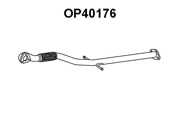 OP40176 VENEPORTE Труба выхлопного газа (фото 1)