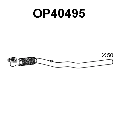 OP40495 VENEPORTE Труба выхлопного газа (фото 1)