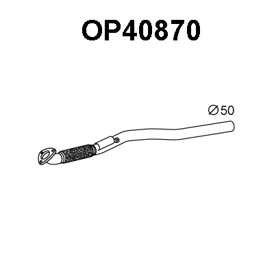 OP40870 VENEPORTE Труба выхлопного газа (фото 1)