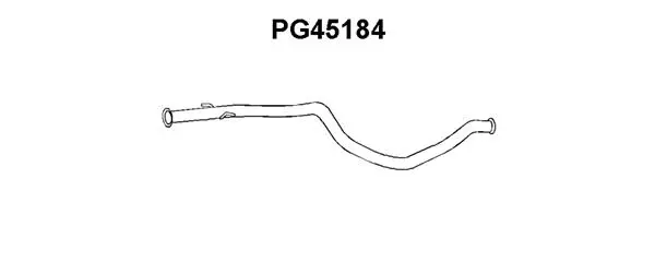 PG45184 VENEPORTE Труба выхлопного газа (фото 1)