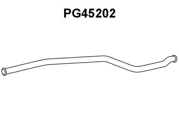 PG45202 VENEPORTE Труба выхлопного газа (фото 1)