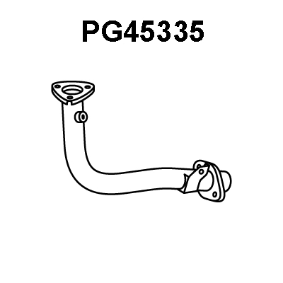 PG45335 VENEPORTE Труба выхлопного газа (фото 1)