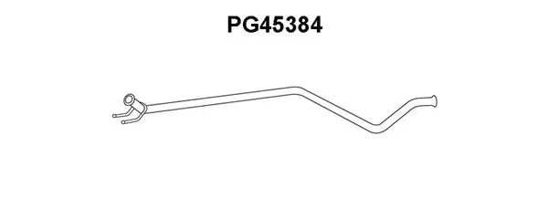 PG45384 VENEPORTE Труба выхлопного газа (фото 1)