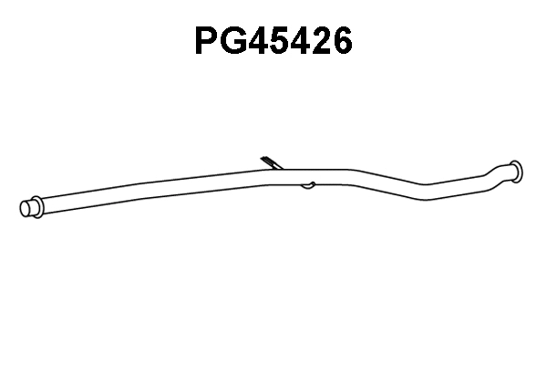 PG45426 VENEPORTE Труба выхлопного газа (фото 1)