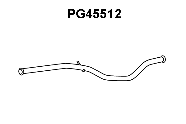 PG45512 VENEPORTE Труба выхлопного газа (фото 1)