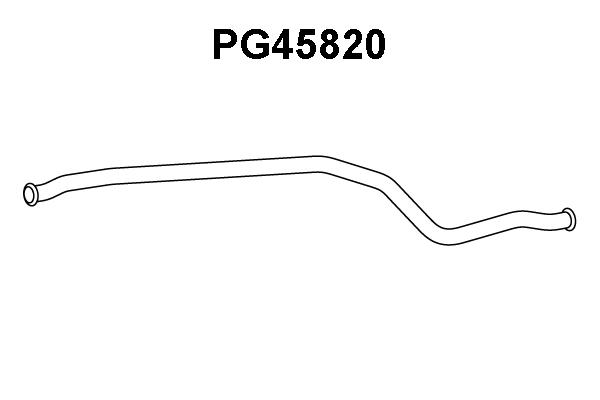 PG45820 VENEPORTE Труба выхлопного газа (фото 1)