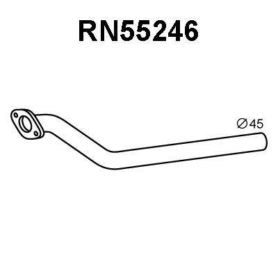 RN55246 VENEPORTE Труба выхлопного газа (фото 1)