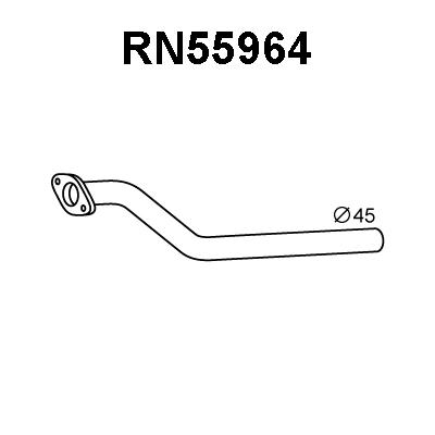 RN55964 VENEPORTE Труба выхлопного газа (фото 1)
