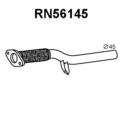 RN56145 VENEPORTE Труба выхлопного газа (фото 1)