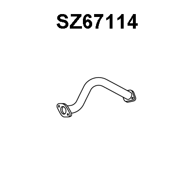 SZ67114 VENEPORTE Труба выхлопного газа (фото 1)