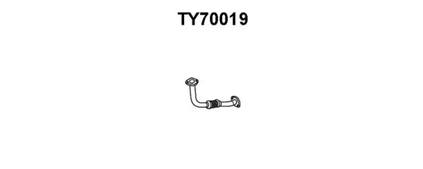 TY70019 VENEPORTE Труба выхлопного газа (фото 1)