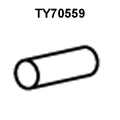 TY70559 VENEPORTE Труба выхлопного газа (фото 1)