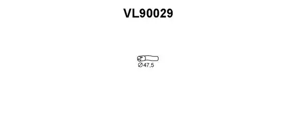 VL90029 VENEPORTE Труба выхлопного газа (фото 1)