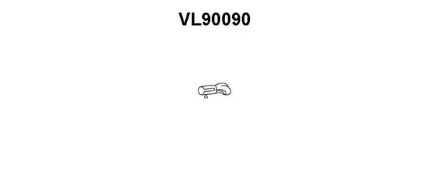 VL90090 VENEPORTE Труба выхлопного газа (фото 1)