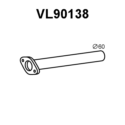 VL90138 VENEPORTE Труба выхлопного газа (фото 1)