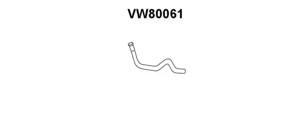 VW80061 VENEPORTE Труба выхлопного газа (фото 1)