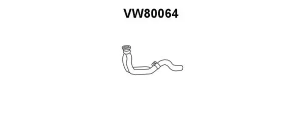VW80064 VENEPORTE Труба выхлопного газа (фото 1)