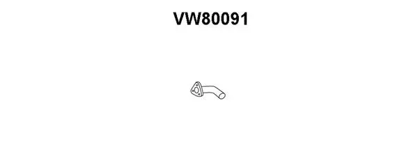 VW80091 VENEPORTE Труба выхлопного газа (фото 1)