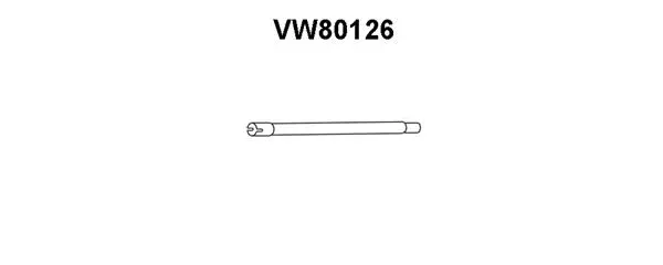 VW80126 VENEPORTE Труба выхлопного газа (фото 1)