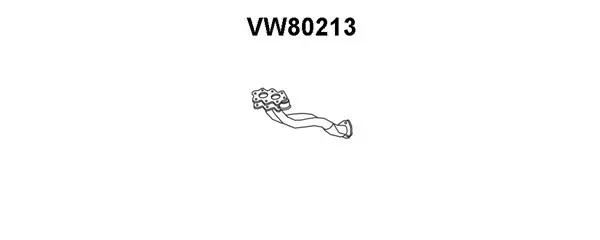 VW80213 VENEPORTE Труба выхлопного газа (фото 1)