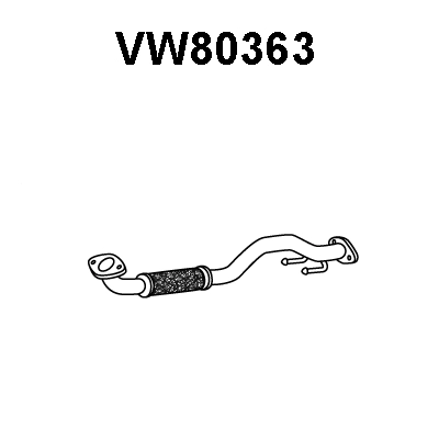 VW80363 VENEPORTE Труба выхлопного газа (фото 1)