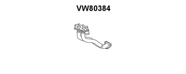 VW80384 VENEPORTE Труба выхлопного газа (фото 1)