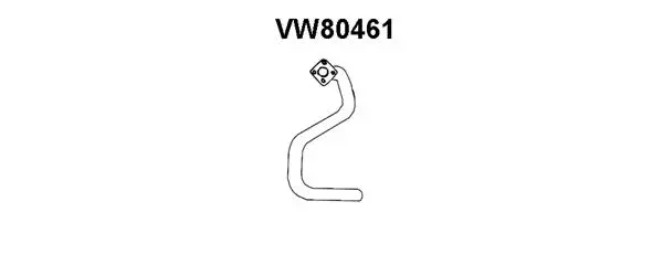 VW80461 VENEPORTE Труба выхлопного газа (фото 1)