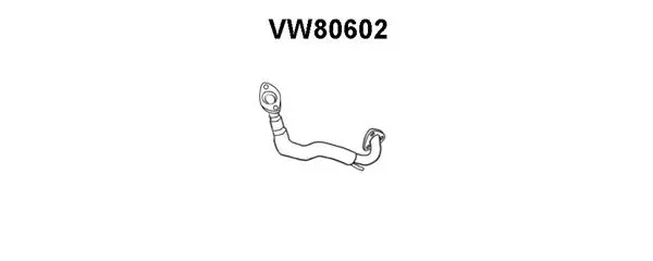 VW80602 VENEPORTE Труба выхлопного газа (фото 1)