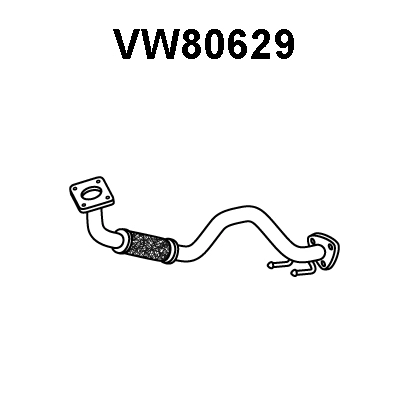 VW80629 VENEPORTE Труба выхлопного газа (фото 1)