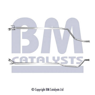 BM50734 BM CATALYSTS Труба выхлопного газа (фото 1)