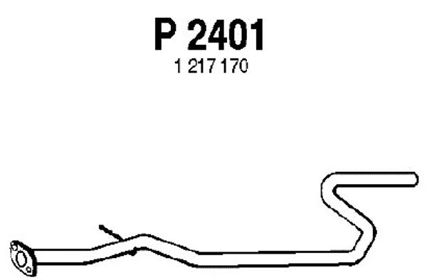 P2401 FENNO Труба выхлопного газа (фото 1)