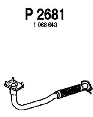 P2681 FENNO Труба выхлопного газа (фото 1)