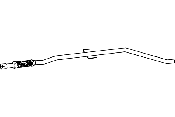 P4353 FENNO Труба выхлопного газа (фото 1)