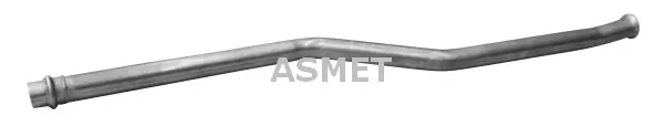 09.075 ASMET Труба выхлопного газа (фото 1)