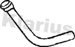 110096 KLARIUS Труба выхлопного газа (фото 1)
