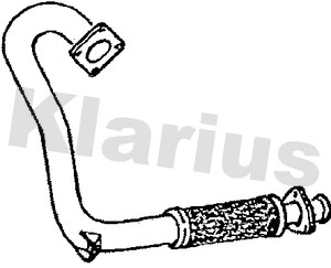 110214 KLARIUS Труба выхлопного газа (фото 1)