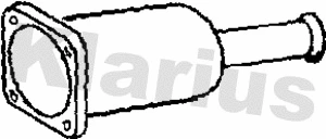 110488 KLARIUS Труба выхлопного газа (фото 1)