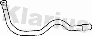 120204 KLARIUS Труба выхлопного газа (фото 1)