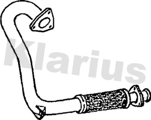 120214 KLARIUS Труба выхлопного газа (фото 1)