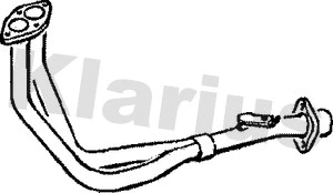 130122 KLARIUS Труба выхлопного газа (фото 1)