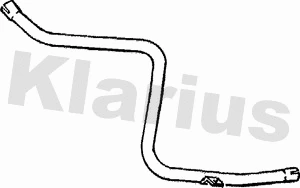 130123 KLARIUS Труба выхлопного газа (фото 1)