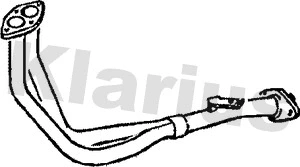 130126 KLARIUS Труба выхлопного газа (фото 1)