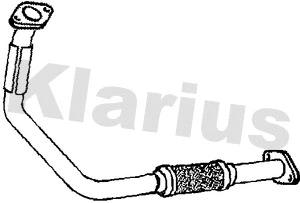 130378 KLARIUS Труба выхлопного газа (фото 1)