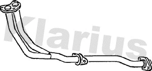 142813 KLARIUS Труба выхлопного газа (фото 1)