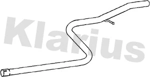150373 KLARIUS Труба выхлопного газа (фото 1)