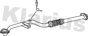 150390 KLARIUS Труба выхлопного газа (фото 1)