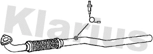 150449 KLARIUS Труба выхлопного газа (фото 1)