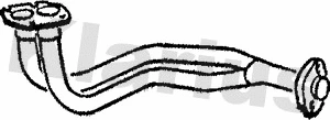 301079 KLARIUS Труба выхлопного газа (фото 1)