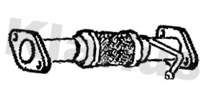 302132 KLARIUS Труба выхлопного газа (фото 1)