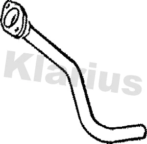 CN267A KLARIUS Труба выхлопного газа (фото 1)